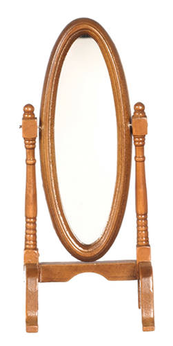 Cheval Mirror, Walnut